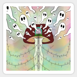 Mushroom of Life Sticker